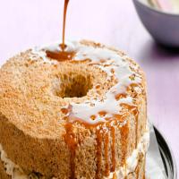 Walnut Cake with Caramel Whipped Cream_image