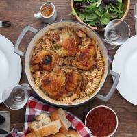 One-Pot Chicken, Bacon, And Goat Cheese Pasta Recipe by Tasty_image