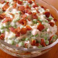 Crunchy Pea Salad with Bacon_image