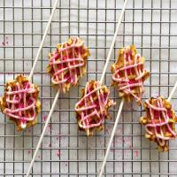 Mini Waffle Pops with Candy Sprinkles_image