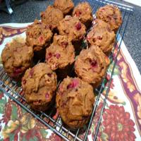 Fresh Cranberry Pumpkin Muffins image