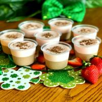 Chocolate-Strawberry-Baileys® Pudding Shots image