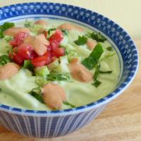 Icy Cold Avocado and Cucumber Soup image