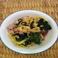 Fettuccine With Roasted Chicken and Rapini image