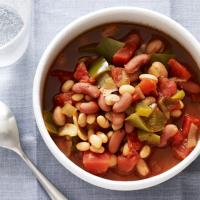 Slow Cooker Three Bean Vegetarian Chili_image