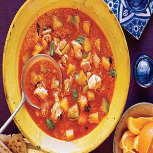 Moroccan Chicken and Butternut Squash Soup_image