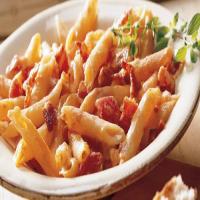 Penne with Tomato and Smoked Cheese image