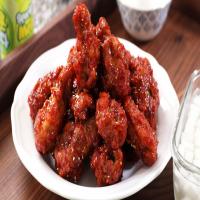 Sweet, sour, & spicy Korean fried chicken (Yangnyeom-tongdak)_image
