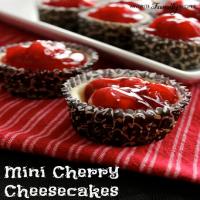 Mini Cherry Cheesecakes Recipe - (4.4/5)_image