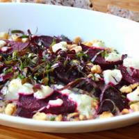 Roasted Beets with Goat Cheese and Walnuts image