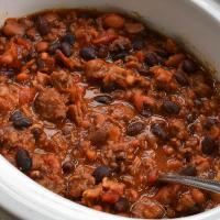 Easy Crock Pot Cowboy beans image