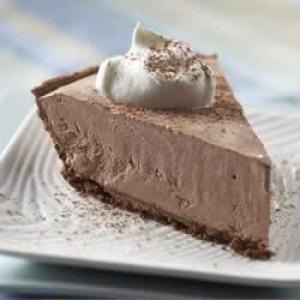 Frozen Lite Chocolate Cheesecake Pie_image