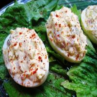 Bacon and Cream Cheese Deviled Eggs image