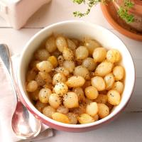 Buttery Whiskey-Glazed Pearl Onions image