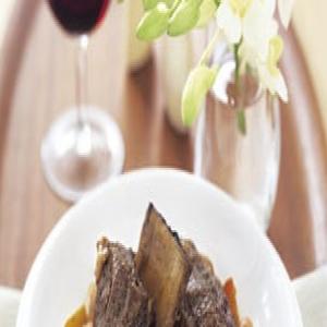 Braised Short Ribs with Garbanzo Beans and Raisins image