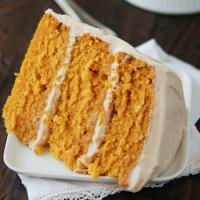 Pumpkin Dream Cake with Cinnamon Maple Cream Cheese Frosting Recipe - (4.3/5)_image