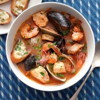 Cioppino Seafood Stew With Gremolata Toasts_image