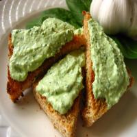 spinach feta and garlic spread image