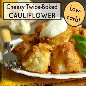 Cheesy Twice Baked Cauliflower Recipe - (4.7/5) image