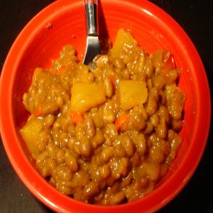 Baked Beans Sweet and Spicy With Pineapple_image