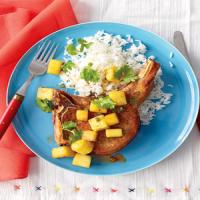 Pork Chops with Pineapple and Rice image