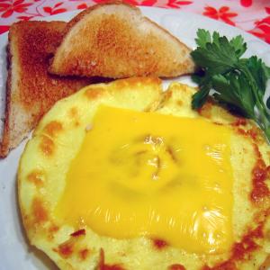 Flipped Egg With Cheese image