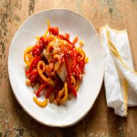 Cod in Sweet and Sour Pepper Sauce image