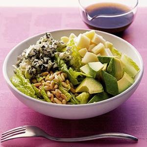 American-style salad with palm hearts_image