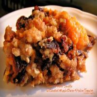 Sweet Potato Souffle w/Candied Maple Bacon Praline image