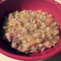 Split Pea Soup With Barley and Ham image