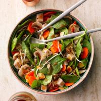 Chinese Spinach-Almond Salad image