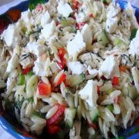 Lemony Orzo-Veggie Salad With Chicken_image