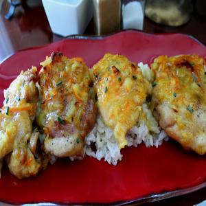 Baked Chicken Thighs with Marmalade-Mustard Sauce_image