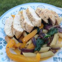 Chicken, Spinach, and Pasta image