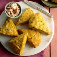 Pumpkin Scones with Berry Butter image