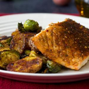 Salmon And Veggie Sheet-Pan Dinner Recipe by Tasty_image