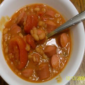 Very Simple Hot Dog Soup_image