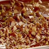 Chocolate Bark with Mixed Nuts and Dried Cherries image