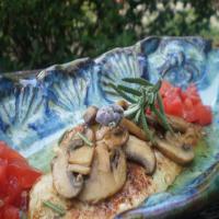 Peppered Petrale Sole With Mushrooms and Lavender image