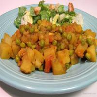 Nepalese Potato, Tomato and Pea Curry image