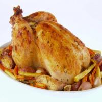 Garlic-Roasted Chicken and Root Vegetables image
