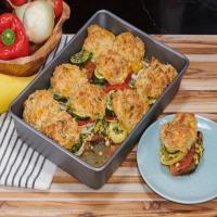Savory Cobbler with Cheddar Biscuit Topping_image