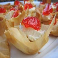 Easy Phyllo Pastry Tarts with Hot Pepper Jelly image