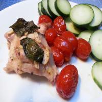 Baked Chicken With Tomatoes, Garlic and Basil image