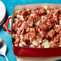 Chicken Sausage, Pepper and Onion Pasta Fake-Bake image