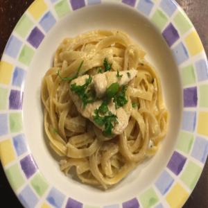 Fettuccini With Chicken Breasts image