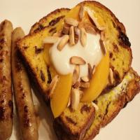 Oven-Baked French Toast With Peaches image