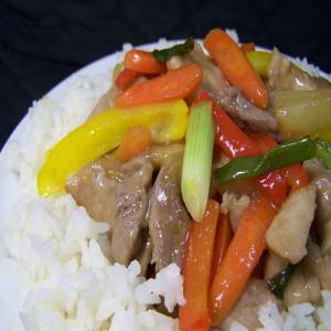 Stir-Fried Pork With Sweet and Sour Sauce_image