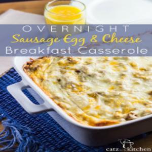 Overnight Sausage Egg & Cheese Breakfast Casserole_image