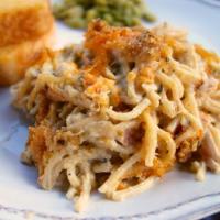 Cheesy Chicken Spaghetti Casserole Recipe - (4.5/5) image